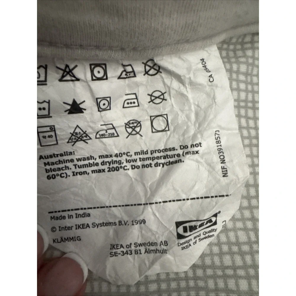 Ikea 35x45 Bunny Rabbit BEAR Pinwheel Gray Grid Jersey Cotton Knit Baby Blanket